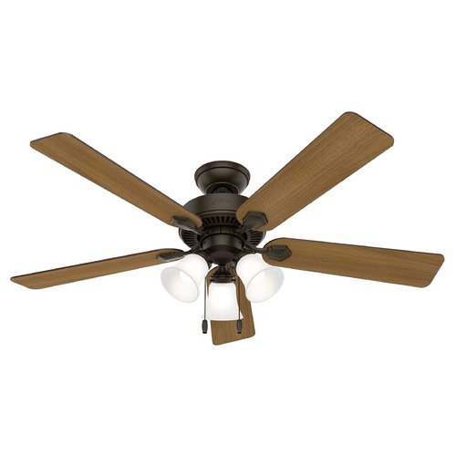 52-Inch Swanson Fan in New Bronze by Hunter Fan Company