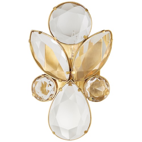 Kate Spade New York Lloyd JeweLED Sconce in Brass by Visual Comfort Signature