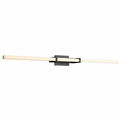 Wand 36-Inch Vanity Light in Black by Oxygen Lighting