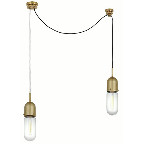 Thomas OBrien Junio Chandelier in Antique Brass by VC Signature