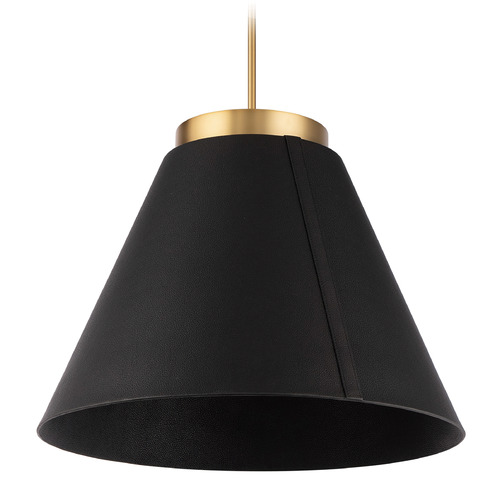 Bentley 24-Inch LED Pendant in Black & Aged Brass by Modern Forms