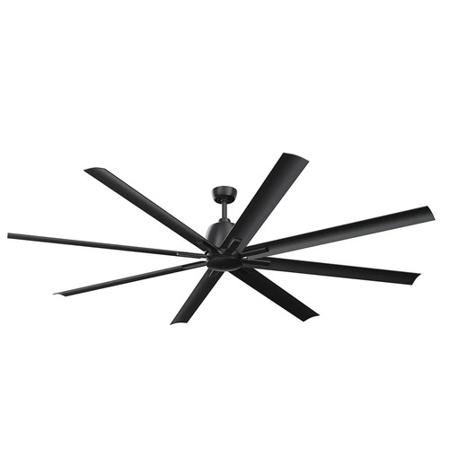 Breda 85-Inch Wet Rated Ceiling Fan in Satin Black by Kichler Lighting