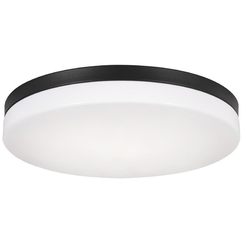 Afx Lighting Oscar Black LED Flushmount Light