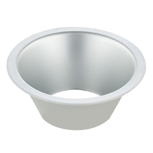 Recesso Lighting by Dolan Designs Recesso Lighting 2 Inch Spun Nickel Smooth Reflector for Recessed Lighting RL02-SMTR-SN