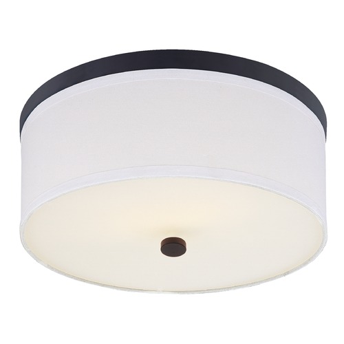 Design Classics Lighting Design Classics Milo Matte Black Flushmount Light 5551-07 SH9461