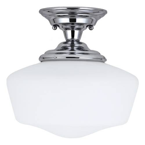 Generation Lighting Academy Semi-Flush Mount in Chrome by Generation Lighting 77437-05