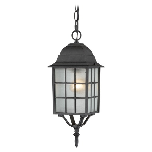Outdoor Hanging Light in Textured Black by Nuvo Lighting
