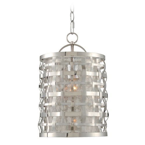 Bridgeport Brushed Stainless Steel Pendant by Kalco Lighting