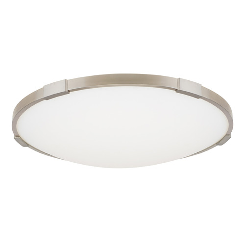 Sean Lavin Lance 18-Inch 2700K LED Flush Mount in Nickel by VC Modern