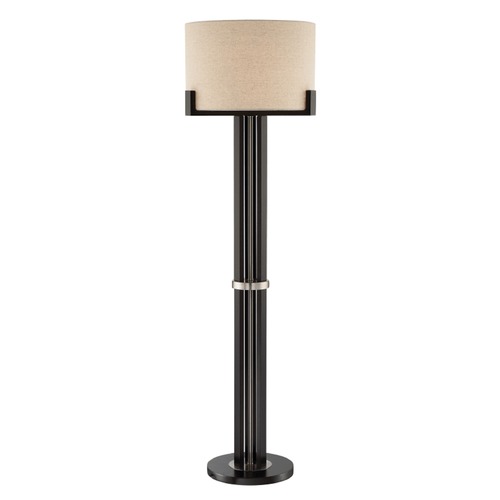 Barend Dark Walnut Floor Lamp by Lite Source Lighting