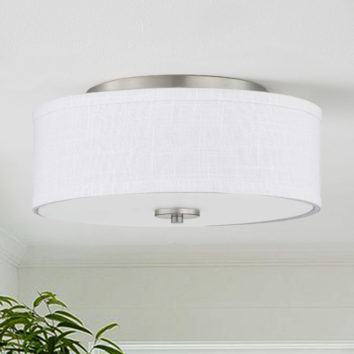 Progress Lighting Inspire LED Brushed Nickel LED Flush Mount by Progress Lighting P350135-009-30