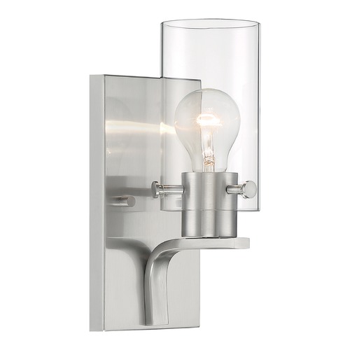 Sommerset Brushed Nickel Sconce by Satco Lighting
