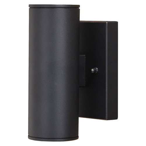 Vaxcel Lighting Chiasso Textured Black LED Outdoor Wall Light