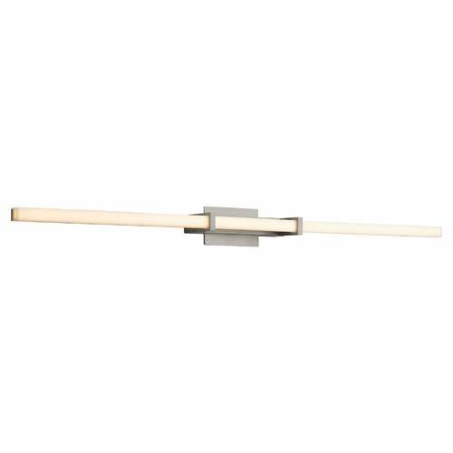 Wand 36-Inch LED Vanity Light in Satin Nickel by Oxygen Lighting