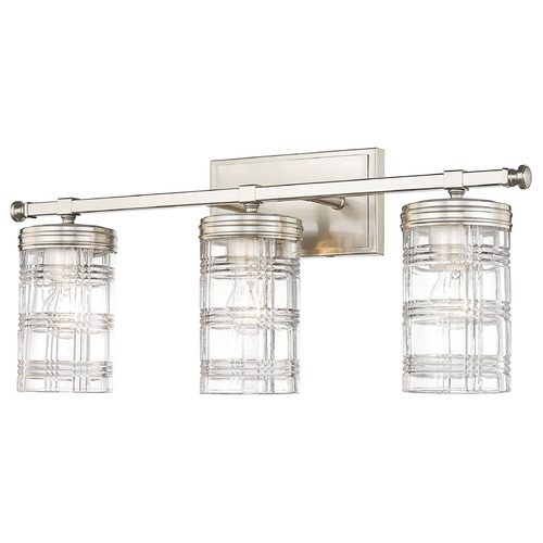 Archer Brushed Nickel Bathroom Light by Z-Lite
