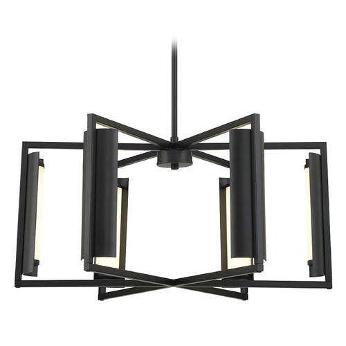 George Kovacs Lighting George Kovacs Trizay Coal Pendant Light with Cylindrical Shade P1558-66A-L