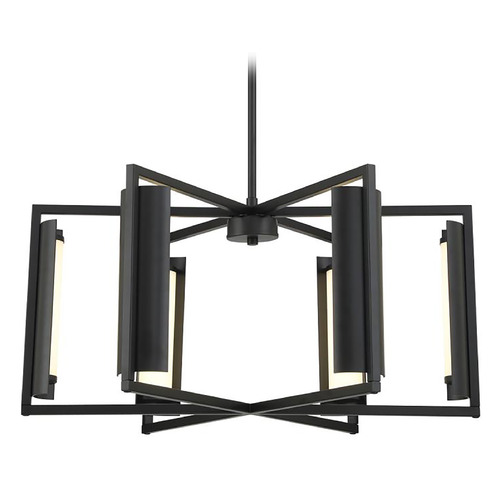 George Kovacs Trizay Coal Pendant Light with Cylindrical Shade