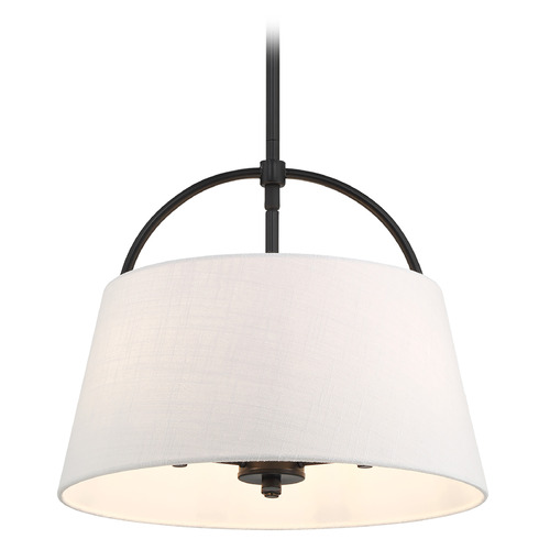 Headington 3-Light Pendant in Coal Black by Minka Lavery