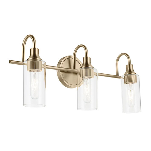 Kavi 3-Light Bath Light in Champagne Bronze by Kichler Lighting