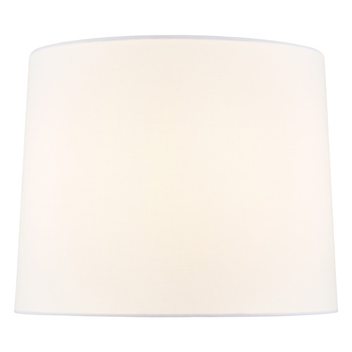 13-Inch Linen Drum Shade in White by Design Classics Lighting