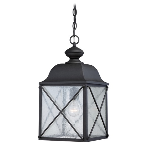 Wingate Textured Black Outdoor Hanging Light by Nuvo Lighting