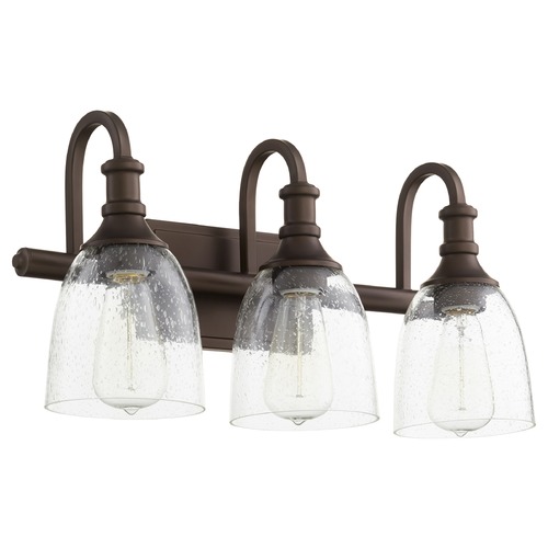 Quorum Lighting Richmond Oiled Bronze Bathroom Light by Quorum Lighting 5011-3-186