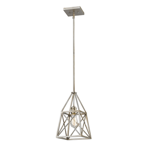 Tressle Antique Silver Pendant by Z-Lite