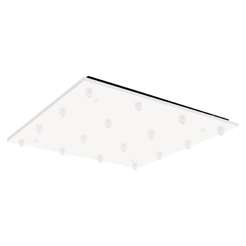 Multi-Port Canopy White Ceiling Adaptor by Kuzco Lighting