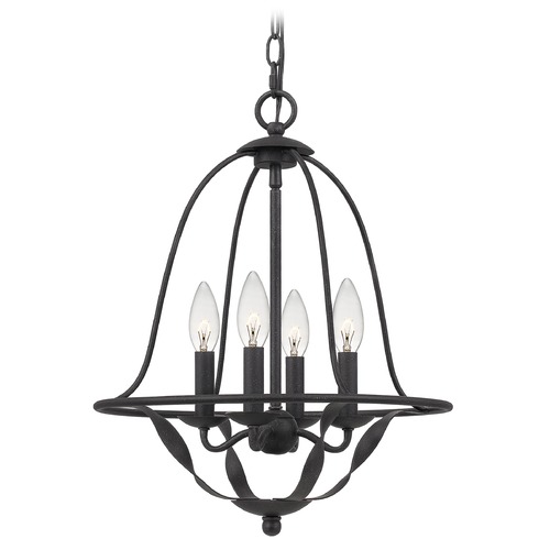 Quoizel Lighting Bradbury Grey Ash Mini-Chandelier by Quoizel Lighting BDB5016GK