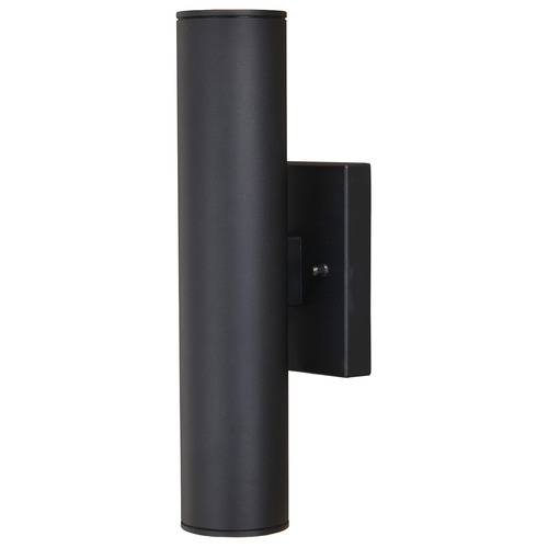 Vaxcel Lighting Chiasso Textured Black LED Outdoor Wall Light