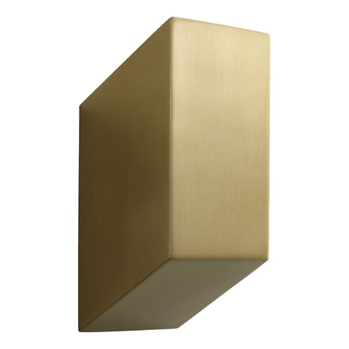 Oxygen Uno LED Wall Sconce in Aged Brass by Oxygen Lighting 3-500-40