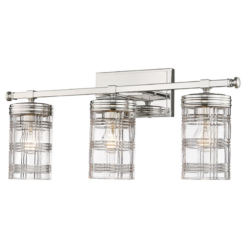 Archer Polished Nickel Bathroom Light by Z-Lite