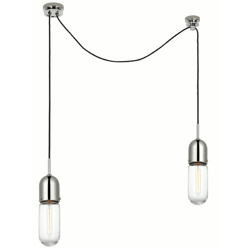 Thomas OBrien Junio Chandelier in Polished Nickel by VC Signature