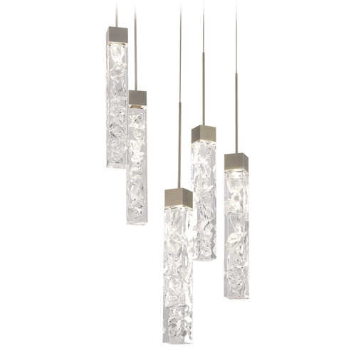 Minx 5-Light LED Pendant in Antique Nickel by Modern Forms