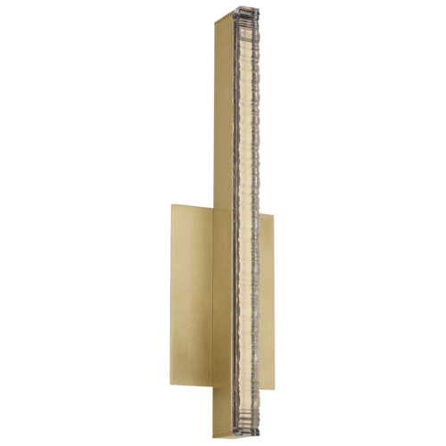 Visual Comfort Modern Collection Visual Comfort Modern Collection Serre Natural Brass LED Sconce MDWS18327NB