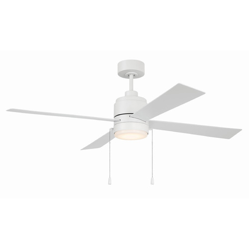 Craftmade Lighting Craftmade Lighting Mccoy White LED Ceiling Fan with Light OMCY52W4-PC