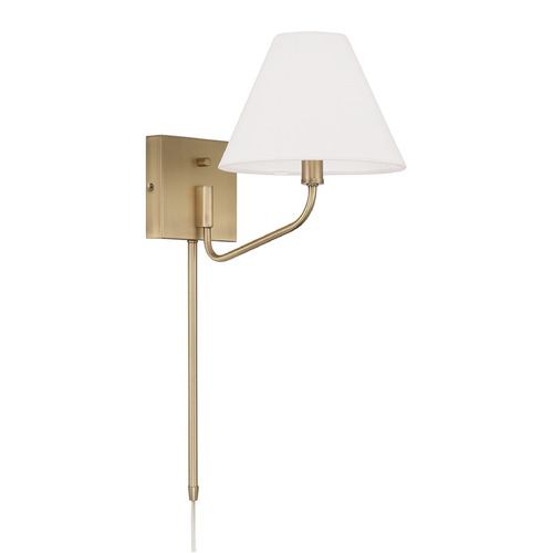Capital Lighting Chadwick Swivel Sconce in Aged Brass by Capital Lighting 656611AD-714