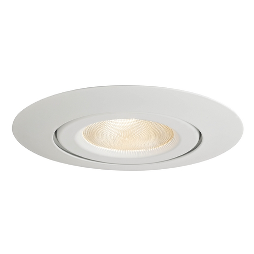Recesso Lighting by Dolan Designs White Gimbal Adjustable PAR30 Trim for 6-Inch Recessed Cans T610W-WH