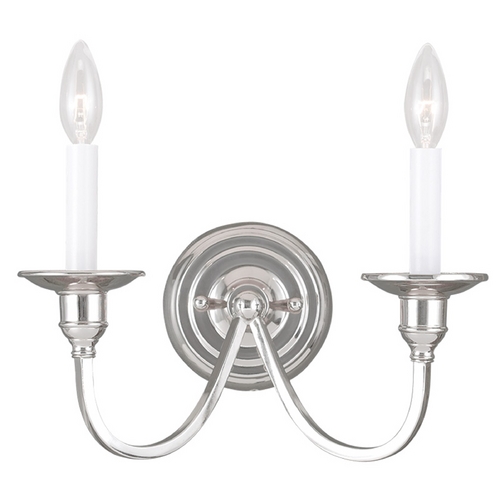 Livex Lighting Livex Lighting Cranford Polished Nickel Sconce 5142-35