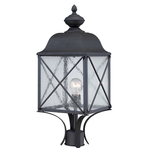Wingate Textured Black Post Light by Nuvo Lighting