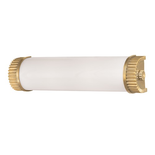 Benton Aged Brass Bathroom Light by Hudson Valley Lighting