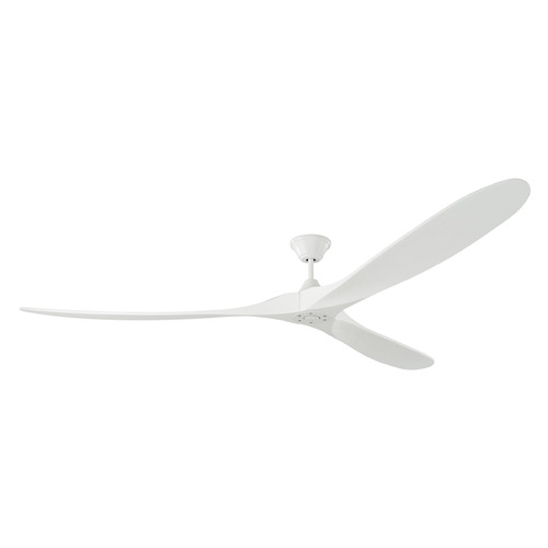 Maverick 88-Inch Fan in White by Visual Comfort & Co Fan Collection