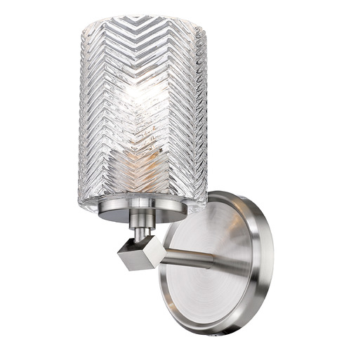 Z-Lite Dover Street Brushed Nickel Sconce by Z-Lite 1934-1S-BN