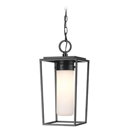 Z-Lite Sheridan Black Outdoor Hanging Light by Z-Lite 595CHM-BK