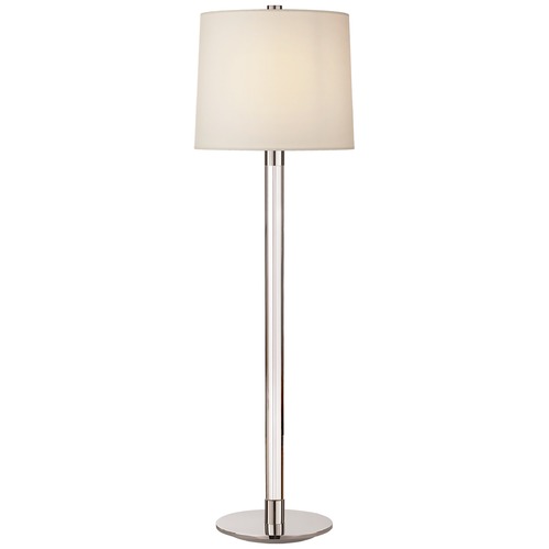 Visual Comfort Signature Collection Aerin Riga Buffet Lamp in Crystal & Polished Nickel by Visual Comfort Signature ARN3005CGPNL