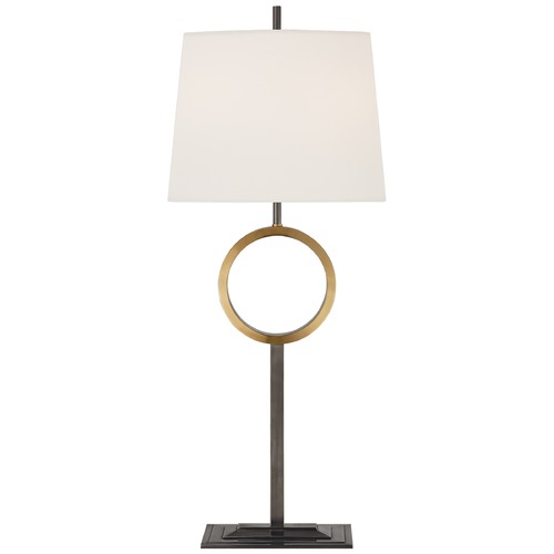 Visual Comfort Signature Collection Thomas OBrien Simone Buffet Lamp in Bronze & Brass by Visual Comfort Signature TOB3631BZHABL