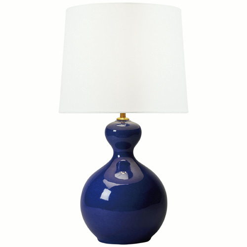 Antonina 25.5-Inch Table Lamp in Celadon Blue by Visual Comfort Studio