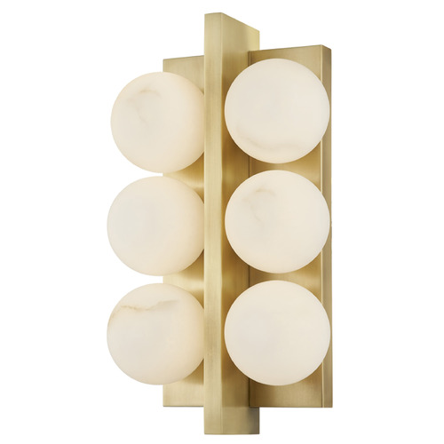 Corbett Lighting Emille Vintage Brass LED Sconce