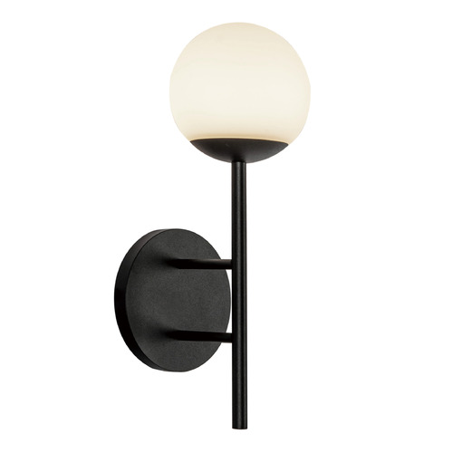 Kuzco Lighting Kuzco Lighting Claremont Matte Black LED Outdoor Wall Light EW78513-BK/OP