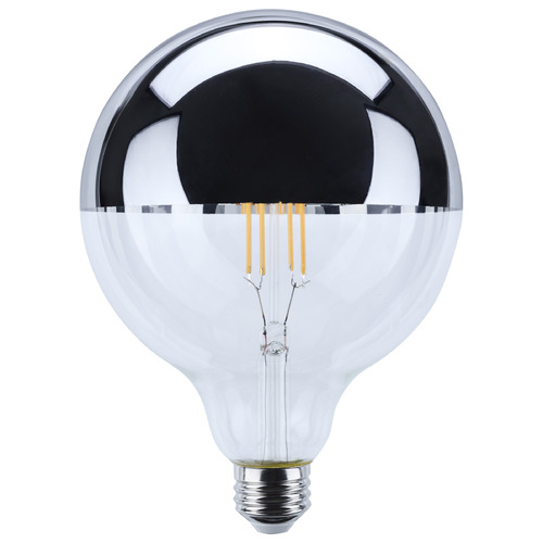 Satco Lighting 8W G40 2700K Silver Crown LED Light Bulb by Satco Lighting S12545
